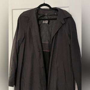 Vintage Relaxed Fit Oversized Sanyo Japan Designer Trench/Over Coat with Liner